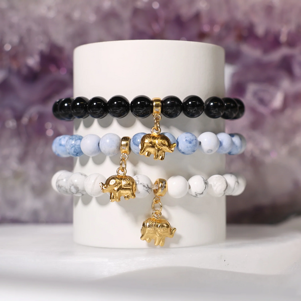 The Hidden Magic of Onyx, Blue Agate & Howlite Crystals - Balance, Protection, Wisdom & Peace