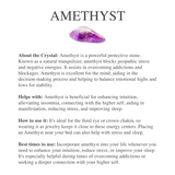 Double The Attention Amethyst Ring